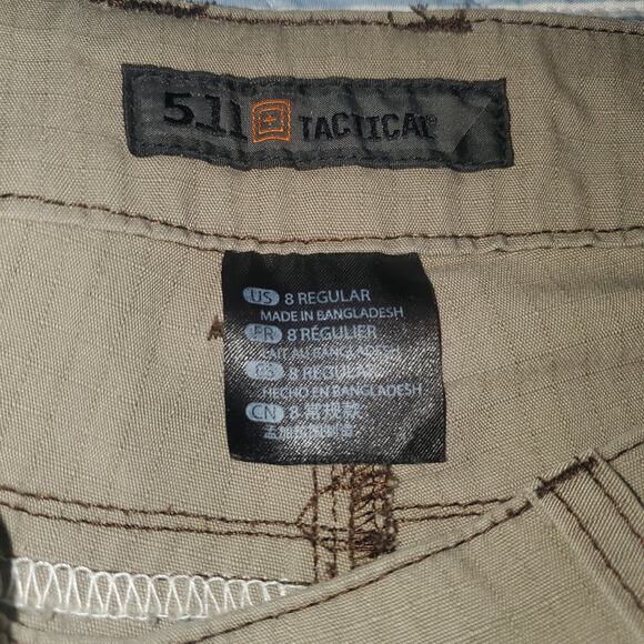 5.11 Tactical Women's Size 8 (31x30.5) Flex-Tac Stretch Cirrus Pants Style 64391 - Picture 6 of 11